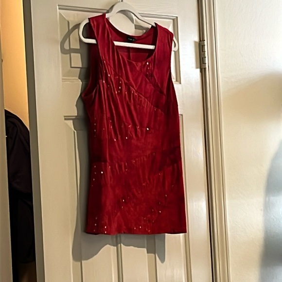Tops - Red blouse, large